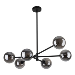 SARIUS BLACK/GRAPHITE LAMPA SUFITOWA 6 PŁ WYSOKA 6236 TK Lighting