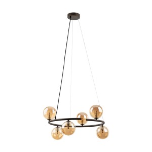 ANABELLE BROWN LAMPA WISZĄCA 6 6571 TK Lighting
