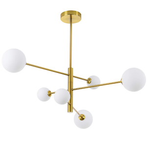 Lampa wisząca Dorado 6xG9 złota LP-002/6P Light Prestige