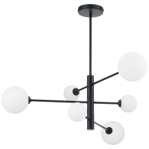 Lampa wisząca Dorado 6xG9 czarna LP-002/6P BK Light Prestige