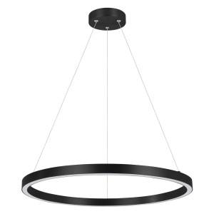 Lampa wisząca Midway mała triangle 1xLED czarna LP-033/1P S BK Triangle Light Prestige