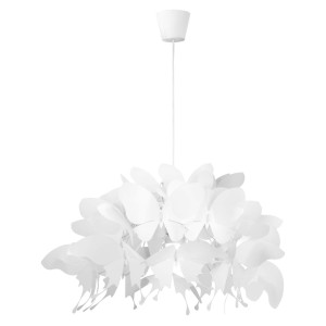 Lampa wisząca Farfalla 1xE27 biała LP-3439/1P WHITE Light Prestige