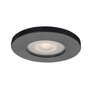 Oczko podtynkowe Lagos okrągłe 1xGU10 czarna IP65 LP-440/1RS BK Light Prestige