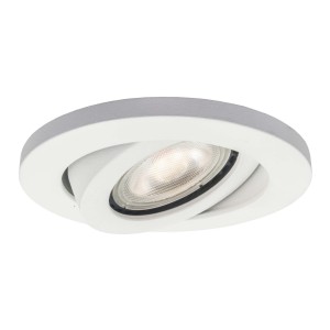 Oczko podtynkowe Lagos okrągłe ruchome 1xGU10 biała LP-440/1RS WH movable Light Prestige