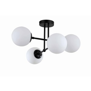 Lampa wisząca kule Roma 4xE14 LP-1345/4P BK Light Prestige