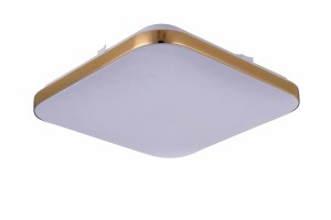 Plafon kwadratowy Babilon mały złoty 4000k LP-335/1C S 4GD square Light Prestige