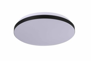 Plafon okrągły Babilon średni czarny 4000k LP-335/1C M 4BK Light Prestige