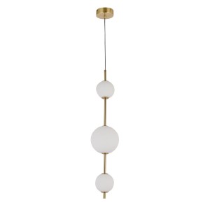 Lampa wisząca Dorado 3xLED pionowa, złota LP-002/3V Light Prestige