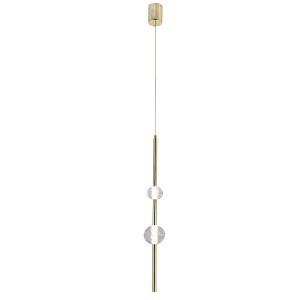 Lampa wisząca Vaku 1xLED złota LP-719/2P GD Light Prestige
