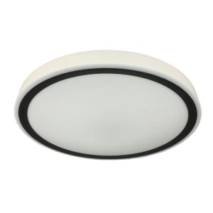 Plafon Vegas średni czarny 4000K 1xLED IP54 LP-550/1C M 4BK Light Prestige