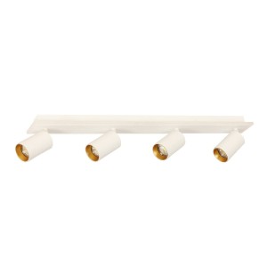 Lampa sufitowa Parma 4xGU10 + 1xLED biała LP-0612/4C WH Light Prestige