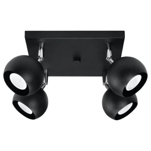 Plafon OCULARE 4 czarny SL.0446 Sollux Lighting