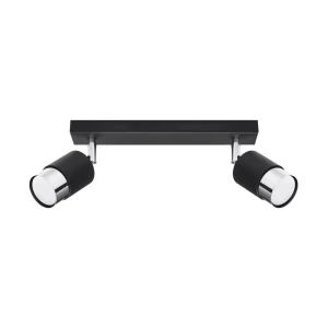 Plafon NERO 2 czarny/chrom SL.1065 Sollux Lighting