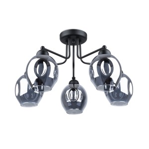 Żyrandol FILLAN 5 czarny SL.1145 Sollux Lighting