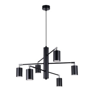 Żyrandol LEMMI 6 czarny SL.1207 Sollux Lighting
