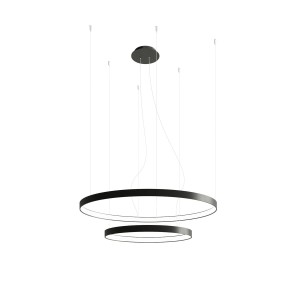 Żyrandol RIO 2 55/78 czarny LED 3000K TH.137 Sollux Lighting