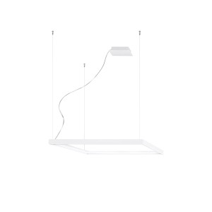 Żyrandol NELYA M biały LED 4000K TH.150 Sollux Lighting