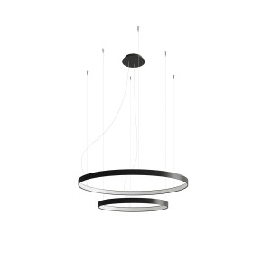 Żyrandol RIO 2 55/78 czarny LED 4000K TH.212 Sollux Lighting