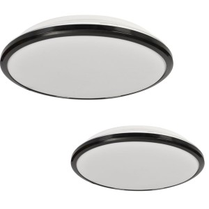 Plafon TERMA BLACK 24W LED IP44 Ø360 mm ML6404 Milagro