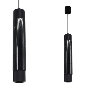 Lampa wisząca MARBLE BLACK 1xGU10 ML6339 Milagro