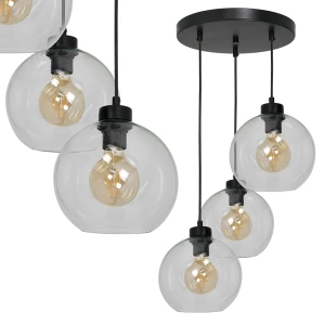 Lampa wisząca SOFIA CLEAR 3xE27 MLP6582 Milagro
