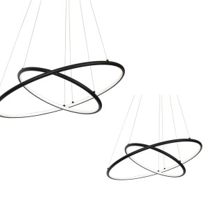 LAMPA WISZĄCA ORION BLACK 53W LED ML508 Milagro