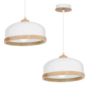 Lampa wisząca STUDIO WHITE 1xE27 MLP8848 Milagro