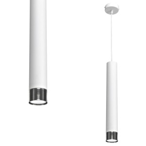 Lampa wisząca DANI WHITE/CHROME 1xGU10 MLP6227 Milagro