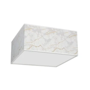 Lampa sufitowa SENSO White/Gold kwadrat 3xE27 MLP7304 Milagro