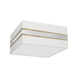Lampa sufitowa Kwadrat ULTIMO WHITE 2xE27 MLP7347 Milagro