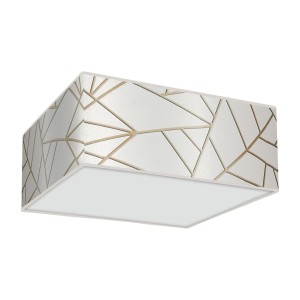 Lampa sufitowa ZIGGY WHITE White/Gold 3xE27 MLP7564 Milagro