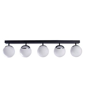Lampa sufitowa SFERA BLACK/CHROME 5xE14 MLP8875 Milagro
