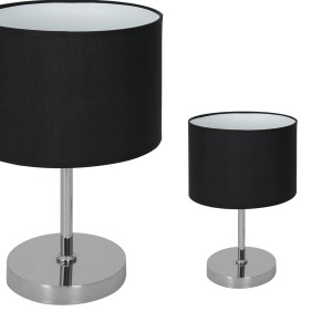 Lampka stołowa CASINO BLACK/CHROME 1xE27 ML6381 Milagro