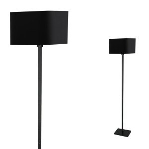Lampa stojąca NAPOLI BLACK/GOLD 1xE27 ML6370 Milagro