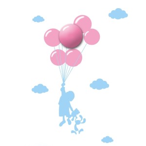 Lampka dziecięca BALLOONS 0,6W LED ML142 Milagro