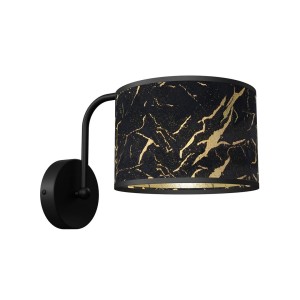 Kinkiet SENSO Black/Gold 1xE27 MLP7290 Milagro