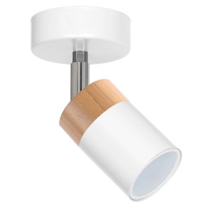 Kinkiet JOKER WHITE/WOOD 1xGU10 MLP6299 Milagro