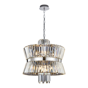Żyrandol AURELIA CHROME 12xE14 ML0406 Milagro