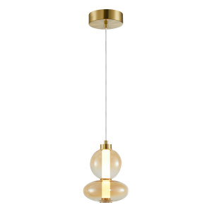 Lampa wisząca DAPHNE AMBER 12W ML0345 Milagro