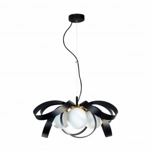1139 LAMPA WISZĄCA NELA FLAT 65CM CZARNO-ZŁOTA/BLACK-GOLD Zuma Line