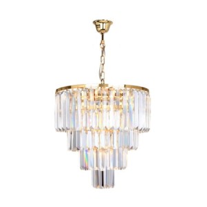 17106/4+1-GLD AMEDEO LAMPA WISZĄCA ZŁOTA/GOLD Zuma Line
