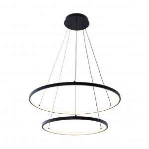 18140BK-2 BRENO LAMPA WISZĄCA CZARNA/BLACK Zuma Line