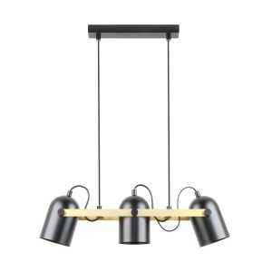 A8163-3A FATI LAMPA WISZĄCA CZARNY MAT-ZŁOTY/MATT BLACK-GOLDEN Zuma Line