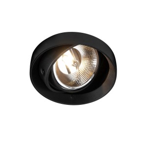ARGU10-045 ONEON DL ROUND 111-1 PLAFON CZARNY/BLACK Zuma Line