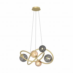 MD4922-5-EGBDN ARLON LAMPA WISZĄCA ZŁOTA/GOLD Zuma Line