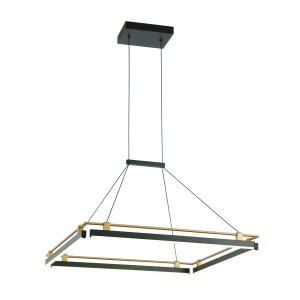 Merlot PND-54638S-44W-3K-BK-GD Italux