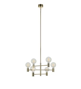 CAPITAL Wisząca 6L Złota 106418 Markslojd