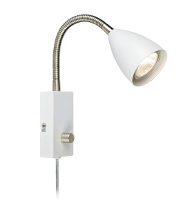 CIRO Flex 1L Biały/Stal 107410 Markslojd