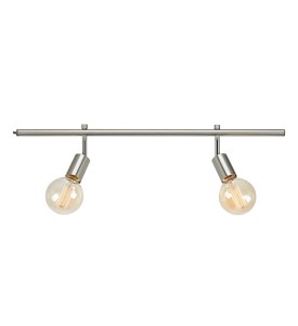 Lampa sufitowa z reflektorkami EXPAND 2L 70cm E27 Cylinder Steel 107543 Markslojd