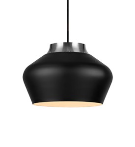 KOM Wisząca 31cm 1L Czarny/Stal  107378 Markslojd